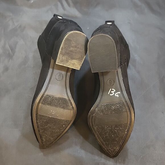 A.NEW.DAY POINTED TOE LOW BLOCK-HEEL ANKLE BOOTS - Picture 14 of 16